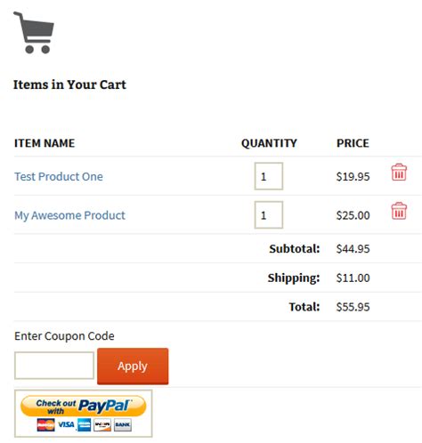 WordPress simple shopping cart currency code